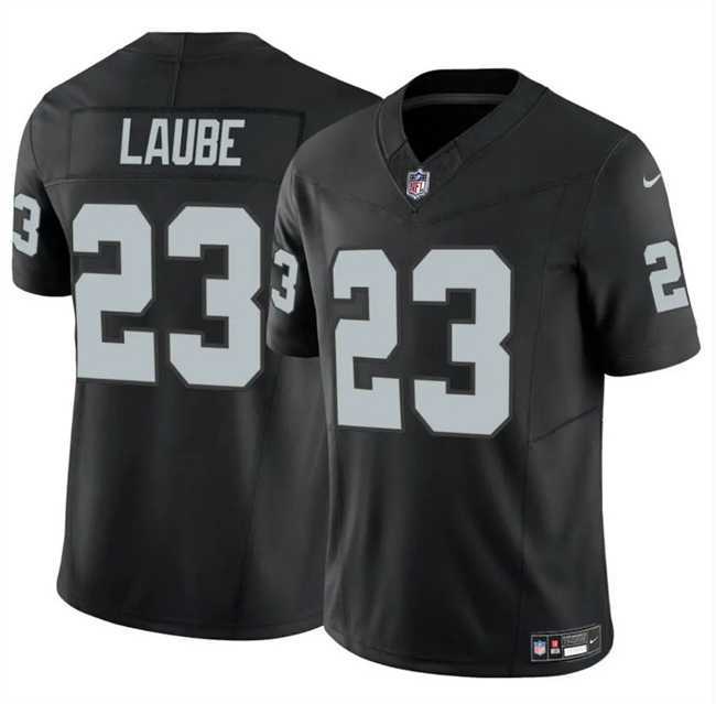Men & Women & Youth Las Vegas Raiders #23 Dylan Laube Black 2024 F.U.S.E Vapor Stitched Jersey->miami dolphins->NFL Jersey